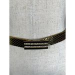 Cinch Vintage Statement Belt Womens Gold Rhinestone 90s  Waist Scales Glamour Photo 3
