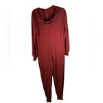 Savage X Fenty Sleep & Shine Glitter Zip Onesie M Shimmer Hooded Rare in EUC Red Size M Photo 7