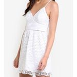 Abercrombie & Fitch Womens S Crochet Mini Dress Sleeveless White Boho Whimsy Photo 3