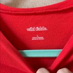 Wild Fable Vibrant Red Crew Neck Top large Photo 2