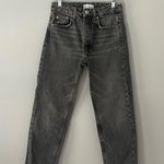 ZARA ButtonFly Distressed High Waist Size 2 Raw Hem Photo 0