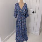 Tiare Hawaii  Surry Maxi Dress Lei Bright Blue Photo 4