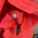 Lululemon  Forme Classic Stripe Light Flare Inkwell Neon Orange Athletic Jacket 6 Photo 5