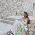 ZARA  Floral Halter Dress flowy summer casual vacation bohemian Photo 9