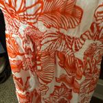 Mlle Gabrielle  Orange Maxi dress 3X gauzy tiered beachy cruise vacation Hawaiian Photo 3