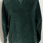 Pact • Green Velour Crewneck Sweatshirt Photo 0