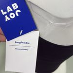 JoyLab  Longline Bra With Metallic Corset Detail Black XS NEW Photo 5