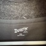 Duluth Trading Sweater Womens XXL Dark Gray Frost Lake Tunic Fleece Pullover Photo 4