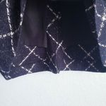 White House | Black Market  Black Metallic Tweed Skirt Photo 3