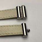 BVLGARI Double Coiled Ivory Leather Double Wrap Bracelet - Preowned Photo 4