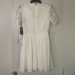 Lulus Dress Women Size Small White Lace Bride Bachelorette Rehearsal Dinner Photo 5