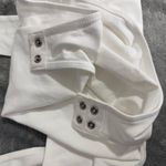 Old Navy NWT  Bodysuit Tank Top, Snap Closure Bodysuit Basic, White, Stretchy, XS Photo 6