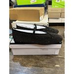 Steve Madden  Delara‎ black mesh rhinestone shoes Mary Jane Ballet Size 11 Photo 3