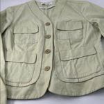Calvin Klein  Sage Green Button-Up Jacket Photo 5