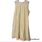Lati Fashion large women’s yellow intimates long night gown embroidered flowers Photo 1