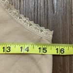 Sonoma Beige Lace Trim Tank Top Cami Large Photo 7
