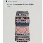 NEW Lauren Ralph Lauren Geometric Knit Pencil Skirt Plus Size XL Quiet Luxe Blue Photo 11