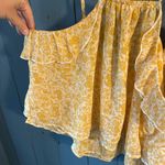 Old Navy Yellow Ruffled Camisole Top | Women’s Size Small Photo 4