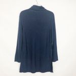 Adrienne Vittadini Adrienne Vattadini Cowl Neck Tunic Pullover Blue Sweater Size M Photo 6