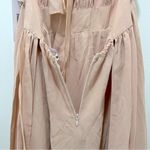 Reformation  Andee Halter Maxi Dress in CHAMPAGNE, Size 6, NWT Photo 9