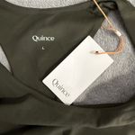 Quince  Ultra Form Scoop Neck Longline Bra, Smokey Olive, L Photo 3