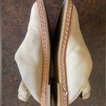 Jean Paul Barriol Suede Sling Back Loafers in Off White Photo 4