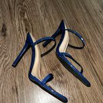 Elegant Navy Women's Heels Blue Size 8.5 Photo 5