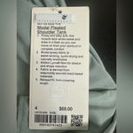 Lululemon Modal Pleated Shoulder Tank Top Silver Blue size 4 Photo 4