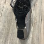 Rialto  Comfort Metallic Gray Slip On Mule Heels Size 9 Photo 4