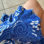 Lilly Pulitzer Sophiletta 3/4 Sleeve V neck Mini Dress Bold Blue Fish Size Small Photo 7