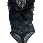 NEW Jette Lace Black One Piece Front Clasp Bodysuit US 38C Size 38 C Photo 2