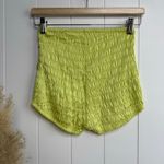 Free People shorts ruched micro shorties high rise summer spring stretchy Small Photo 2
