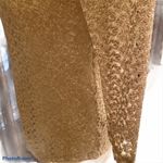 JM Collection gold brocade blouse Size large Photo 3