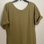 Everlane Green Triacetate Wide Leg Jumpsuit Size 8 *missing belt Photo 1