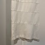 Thalian White Tiered Stretchy Elastic Waist Mini Pencil Skirt Size 12 Photo 2