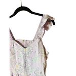 Angie  Floral Print Ruffle‎ Strap Open Back Maxi Dress - Lavender Size Small Photo 5