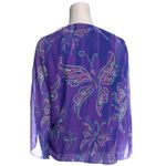 Bob Mackie  Wearable Art purple 2 pc. Blouse Photo 4