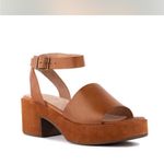 Seychelles Anthropologie  Calming Influence Suede Leather Platform Sandal Sz 7.5 Photo 14
