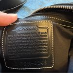 Coach  Black Monogram Shoulder Bag Photo 5