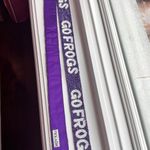 Go Frogs Beaded Purse Strap Purple Photo 0