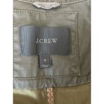 J.Crew twill Field jacket size Small Green Moto coated twill Photo 4