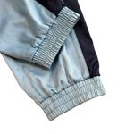 Juicy Couture Women’s M Satin Colorblock Jogger Pants Blue Retro Y2K Style NWT Photo 4