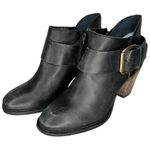 Steven By Steve Madden  Black Leather Booties‎ Photo 0