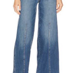 Spanx 20407R Seamed Front Wide Leg Denim in Vintage Indigo Pull-on Jeans, M Photo 0