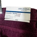 Arizona Jeans NWT Arizona Wide Leg Corduroy Pants Juniors 5 Burgundy High Rise Boho Retro 90s Photo 6