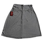 Faded Glory  Skirt Black/White Striped Jersey Size S Photo 0