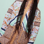 Free People Pria Printed Packable Hooded Puffer Jacket Size XS Oversized NEW Photo 0