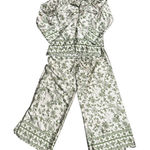Japna  Women’s Pajama Set Green Floral Print Size M Photo 0