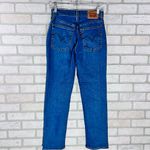 Levi's Classic Blue Wedgie Straight Button fly Jeans Size 27 Photo 3