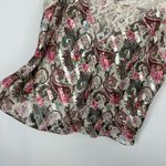 Victoria's Secret Vtg Victoria’s Secret Paisley Sheer Tank Sz Large Lace Trim Sexy Sleep Photo 6
